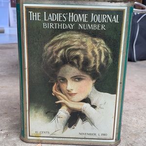 Antique Ladies Home Journal Tin
